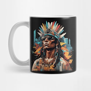 Urban Nahuatl Essence - Mēxihcah Pride High Contrast Streetwear Mug